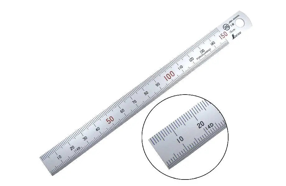 Réglets japonais JIS, inox chromé mat Dimension