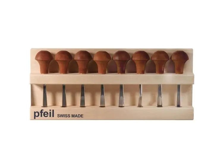 Présentoir de 8 outils compacts Pfeil - Gaignard Millon