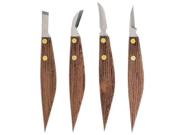 Set de 4 couteaux japonais de sculpture - Gaignard Millon