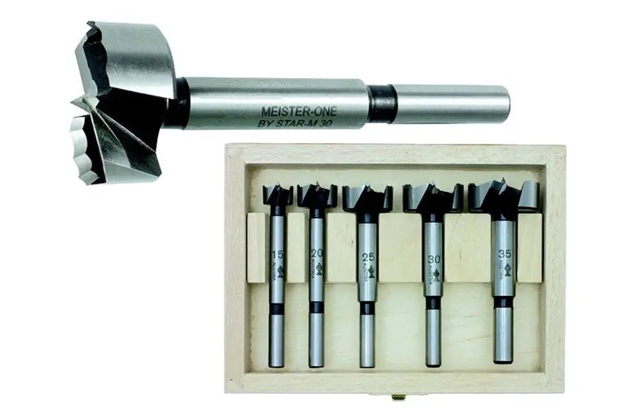 Coffret de 5 mèches à percer multi angles Fisch Forstner - Gaignard Millon