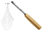 Gouge droite série n°11 Pfeil, Swiss made - Gaignard Millon