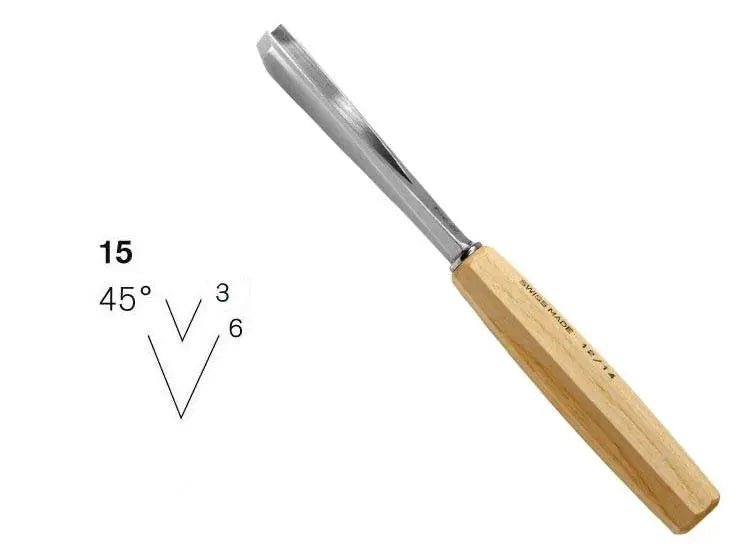 Burin droit à angle 45° série n°15 Pfeil, Swiss made - Gaignard Millon