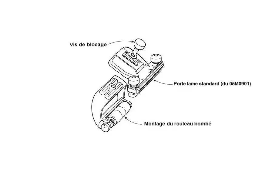 Rouleau de cambrage pour guide d’affûtage MK II Veritas - Gaignard Millon