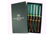 Coffret de 5 mini outils de tournage sur bois Crown tools - Gaignard Millon