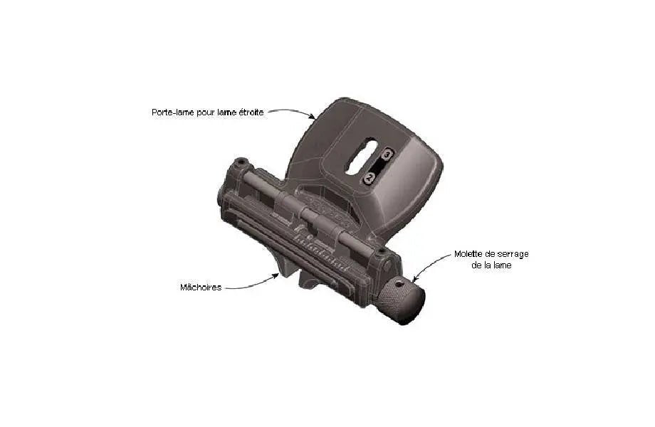 Accessoire à 2 mâchoires pour guide Véritas MKII - Gaignard Millon