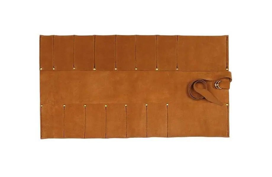 Trousse cuir 12 emplacements pour ciseaux à bois - Gaignard Millon