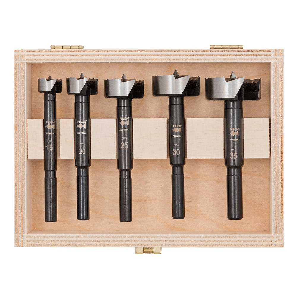 Coffret de 5 mèches à percer multi angles Fisch Forstner