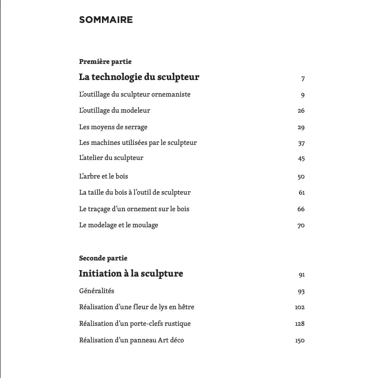 Manuel de sculpture sur bois : Technologie et initiation – Jean-Pol Gomérieux (Éditions Vial) - Gaignard Millon