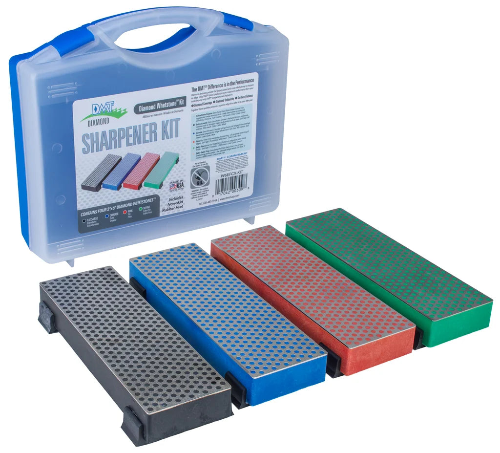 Coffret de 4 pierres diamantées DMT Diamond Whetstone 150 mm