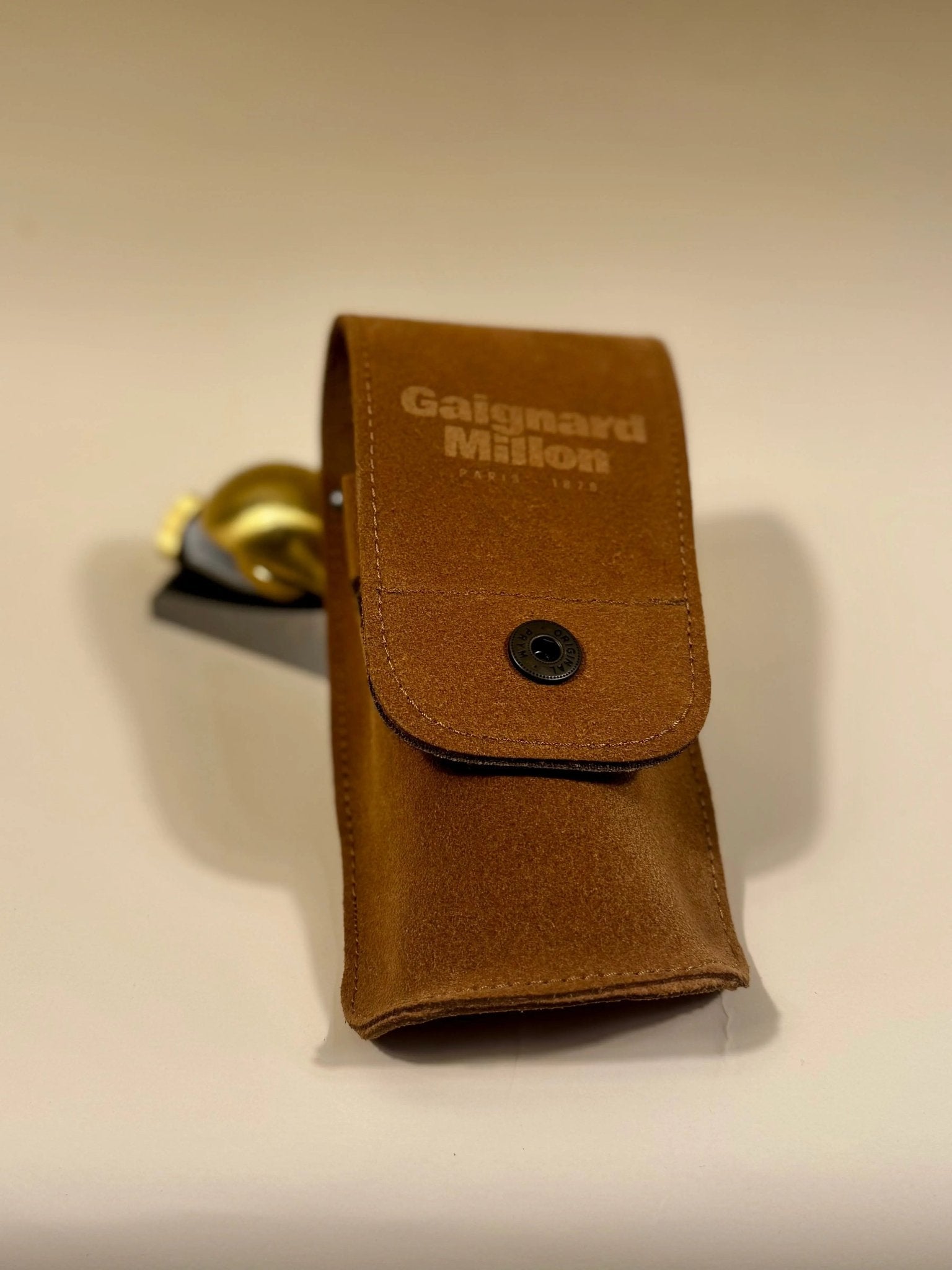 Étui cuir pour rabot de paume – fixation ceinture - Gaignard Millon
