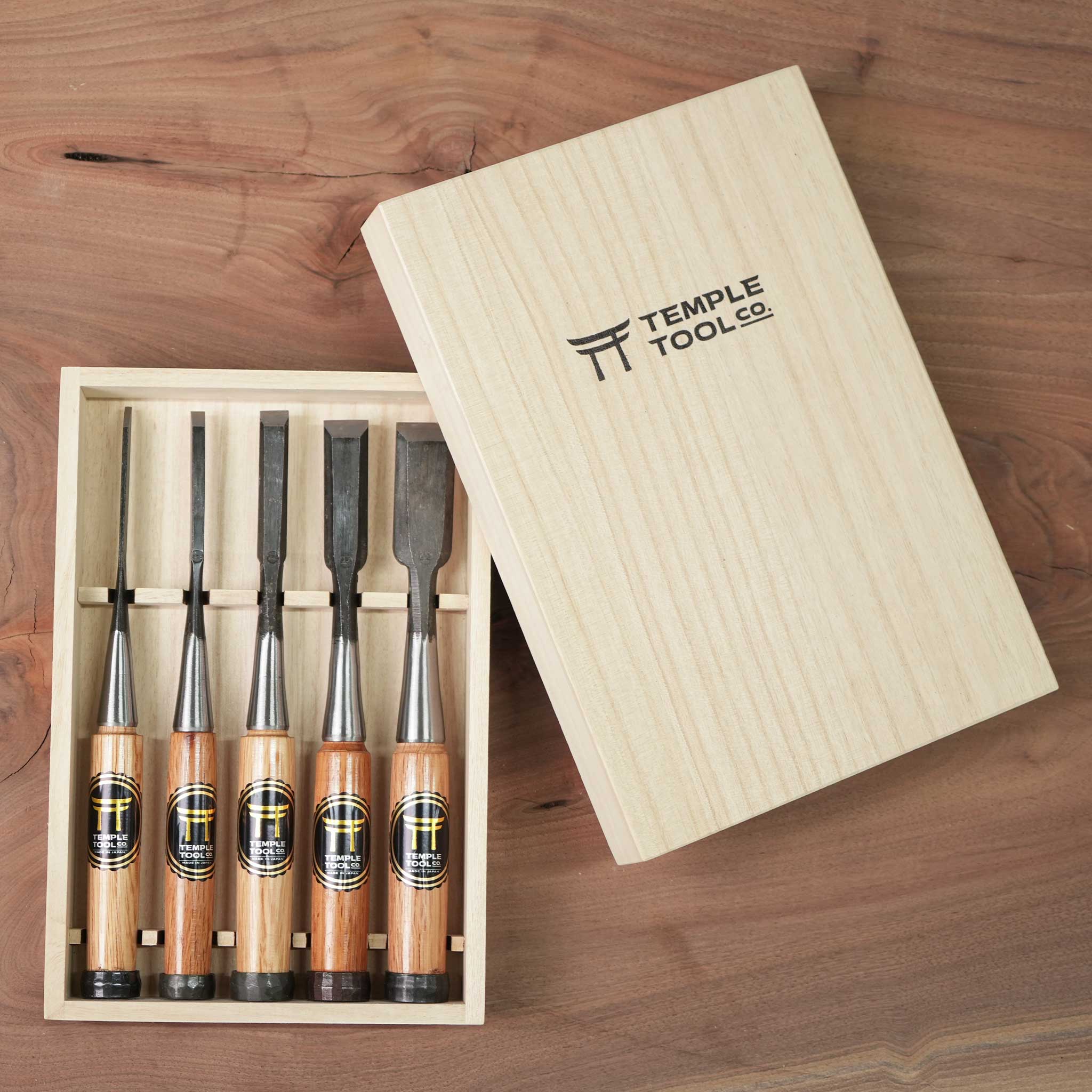Coffret de 5 ciseaux japonais Temple Tool Co