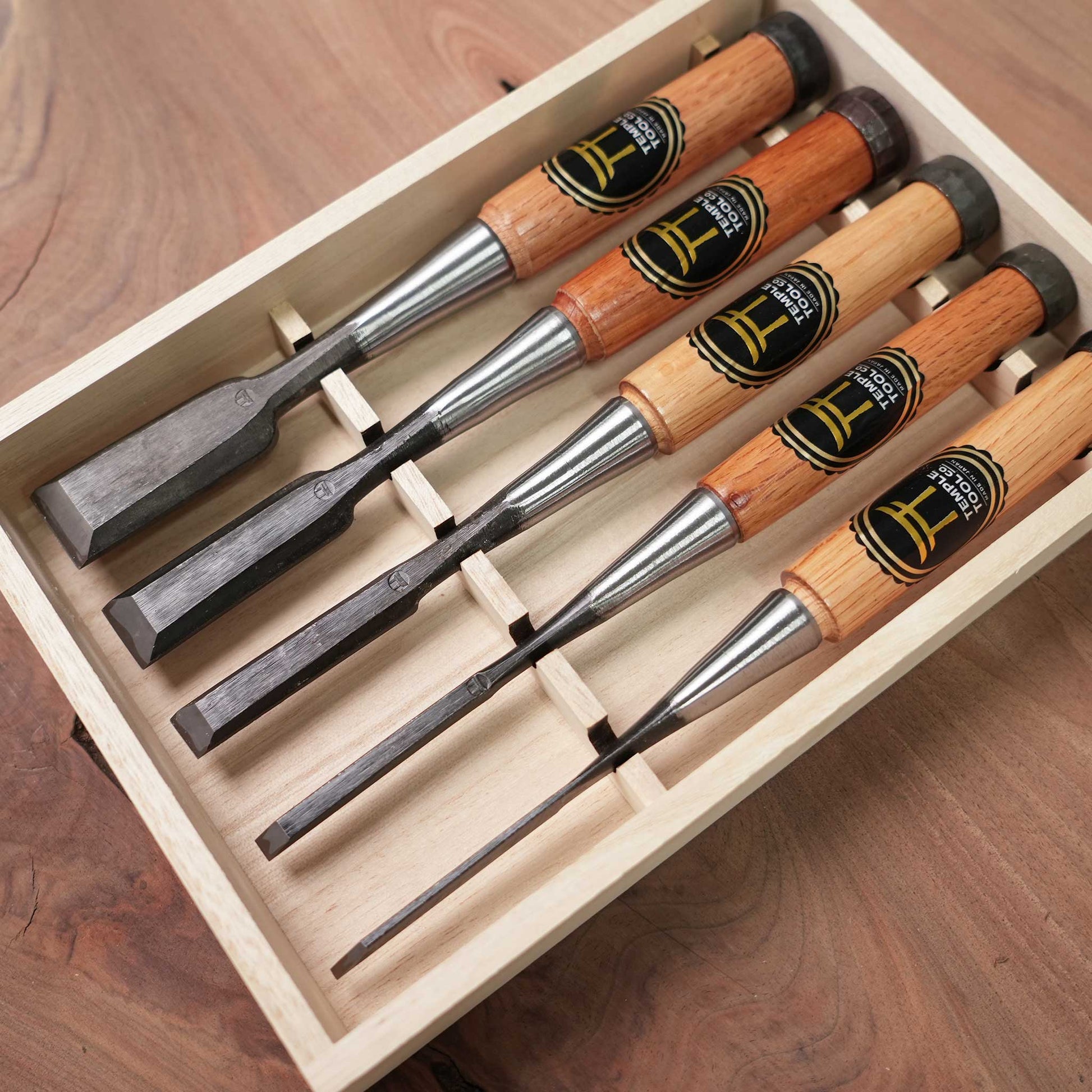 Coffret de 5 ciseaux japonais Temple Tool Co