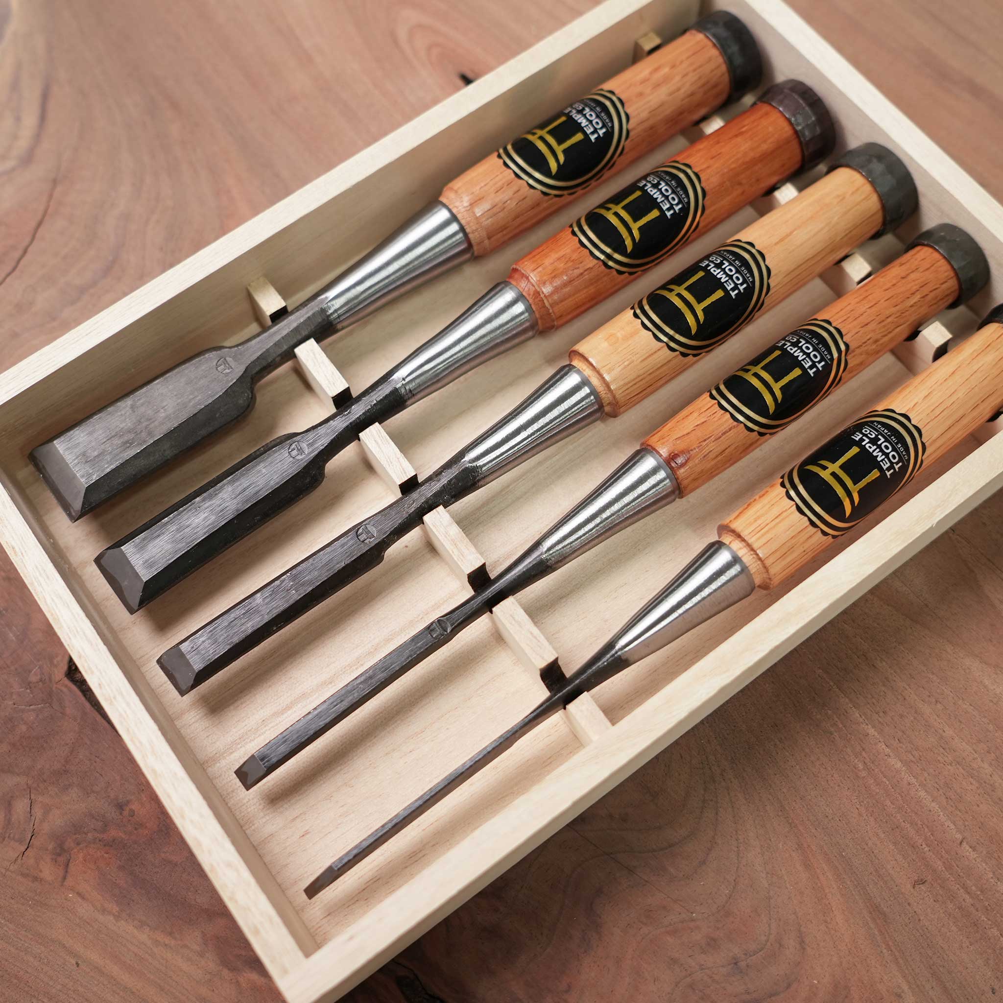 Coffret de 5 ciseaux japonais Temple Tool Co