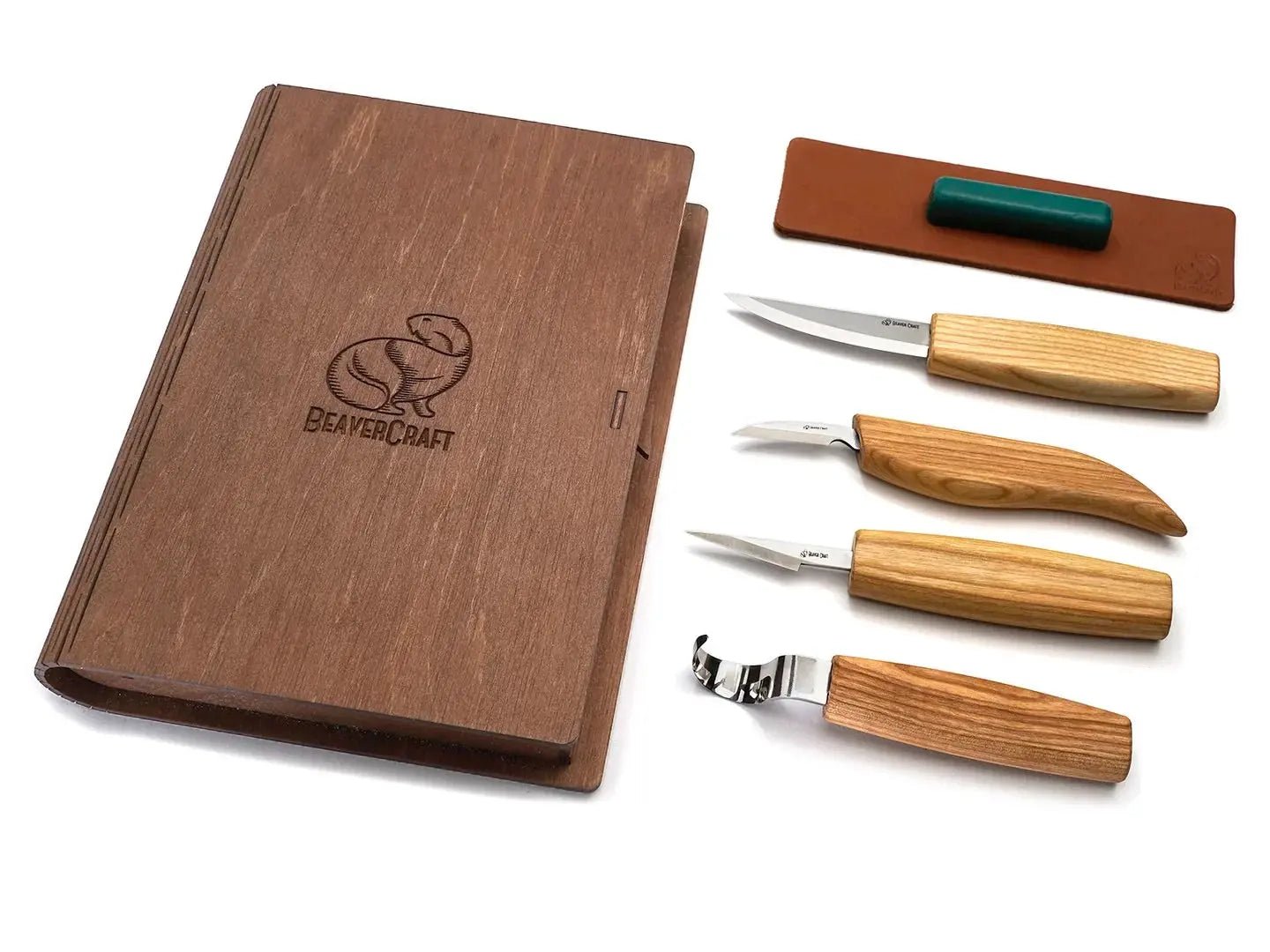 Coffret 4 couteaux de Sculpture BeaverCraft - Gaignard Millon