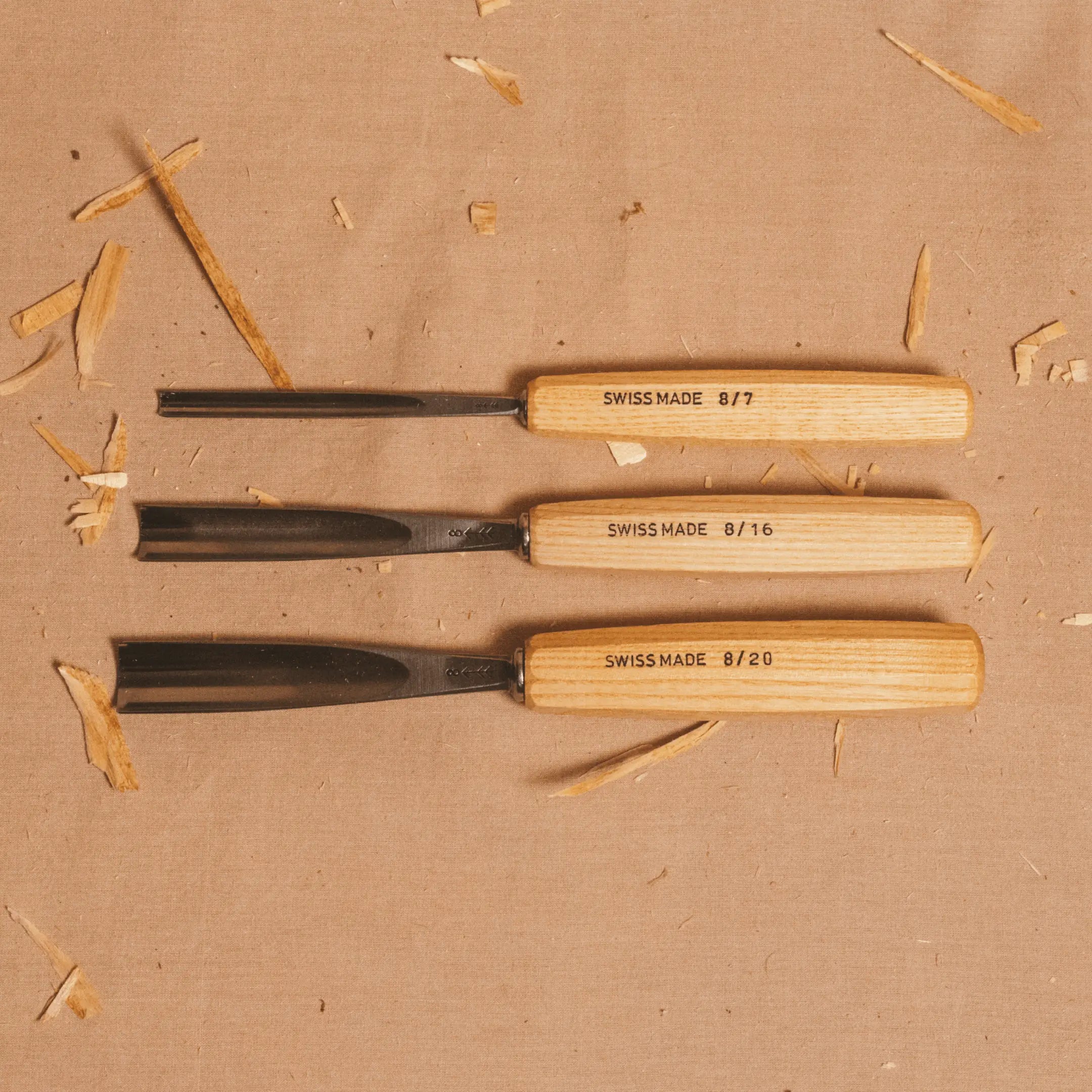 Gouge droite série n°8 Pfeil, Swiss made - Gaignard Millon