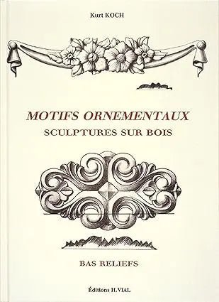 Motifs ornementaux : sculptures sur bois, bas-reliefs de Kurt Koch - Gaignard Millon