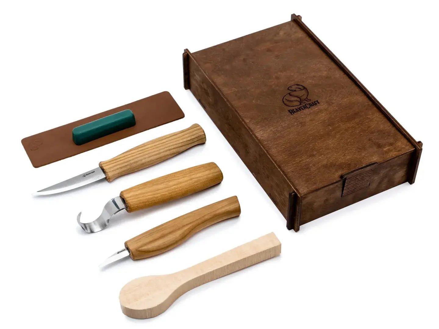 Set complet en bois d’outils de sculpture BeaverCraft - Gaignard Millon