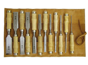 Trousse cuir de 12 ciseaux Pfeil - Gaignard Millon