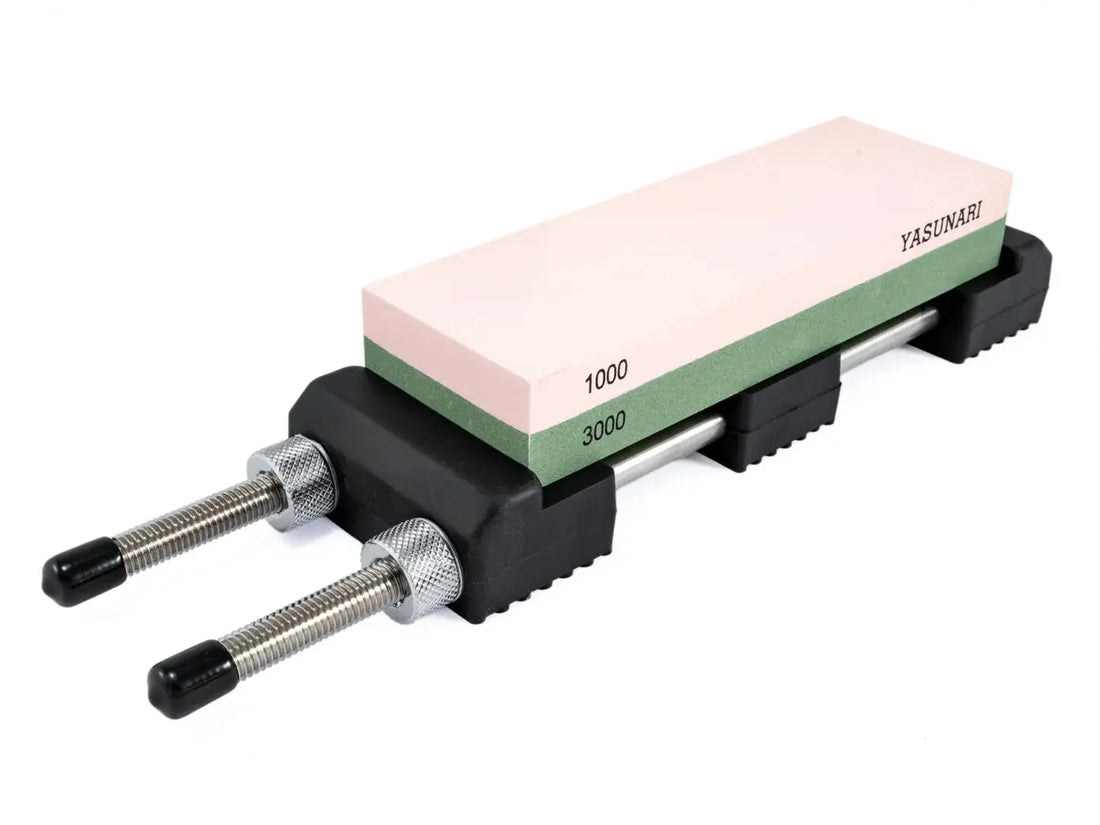 Set pierre japonaise d'affûtage & support Toolgarden